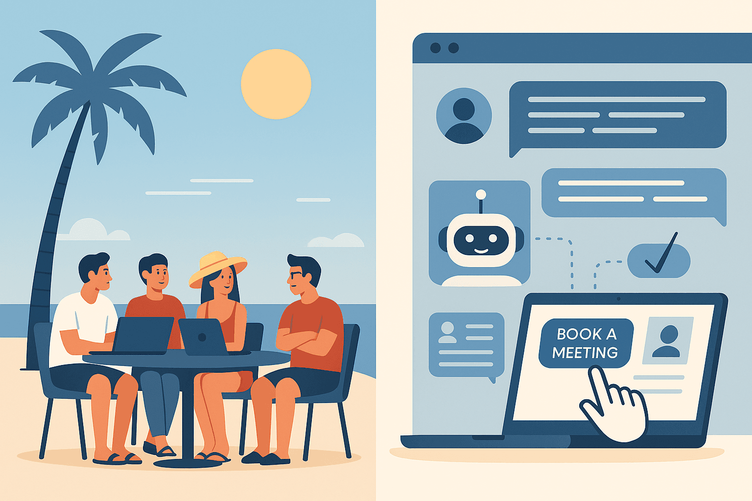 Ce que votre chatbot peut (vraiment) faire à votre place cet été